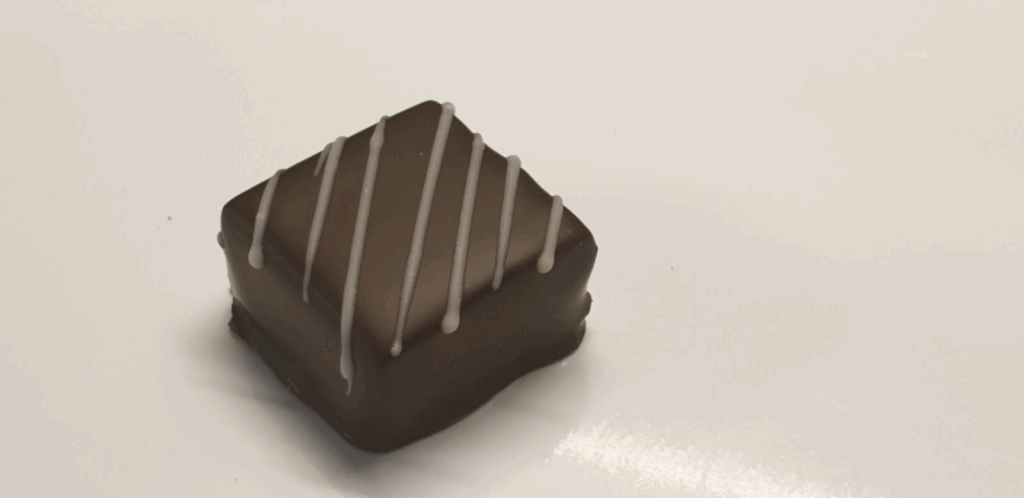ganache à la vanille enrobé de chocolat noir